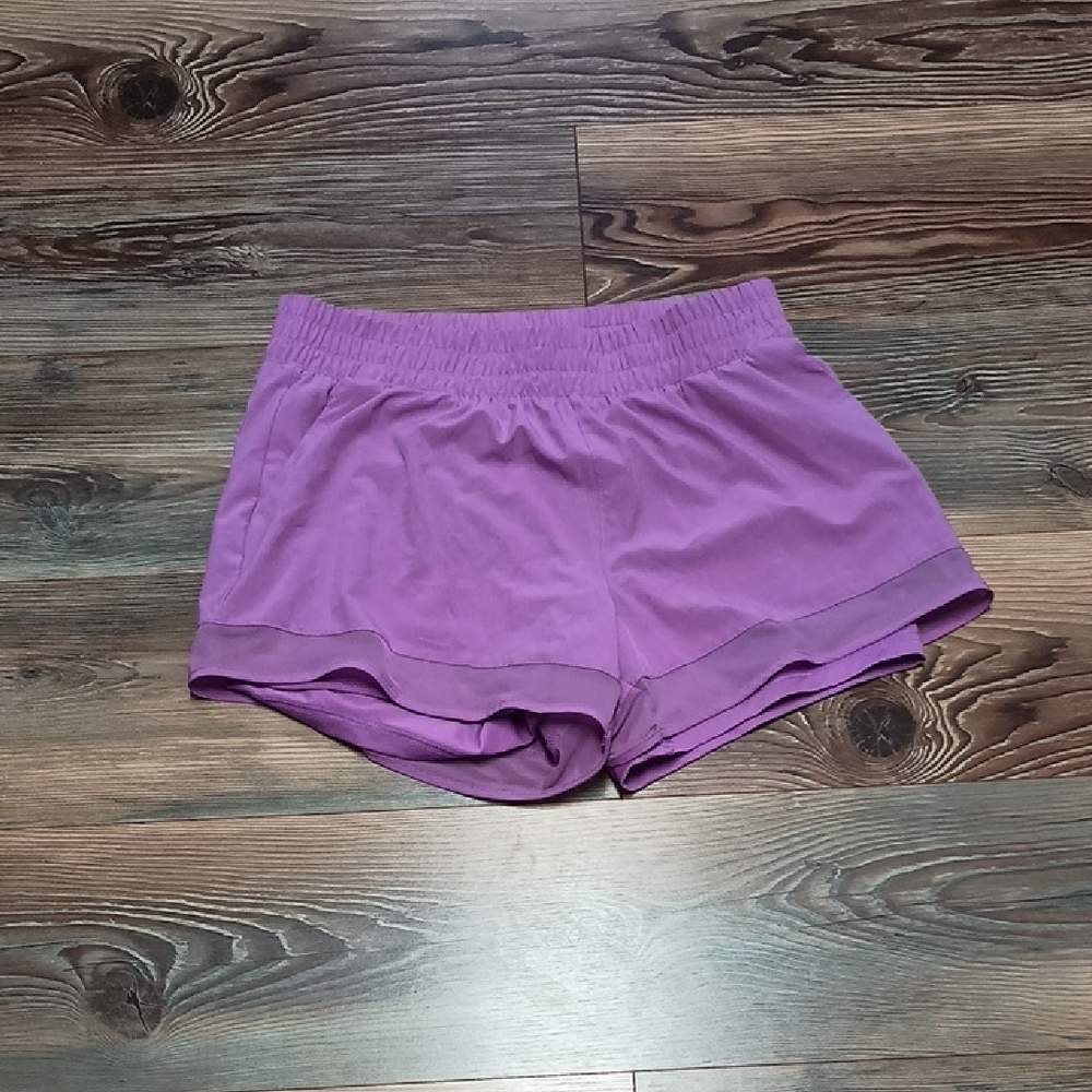 Layers Purple Athletic Shorts Size Large